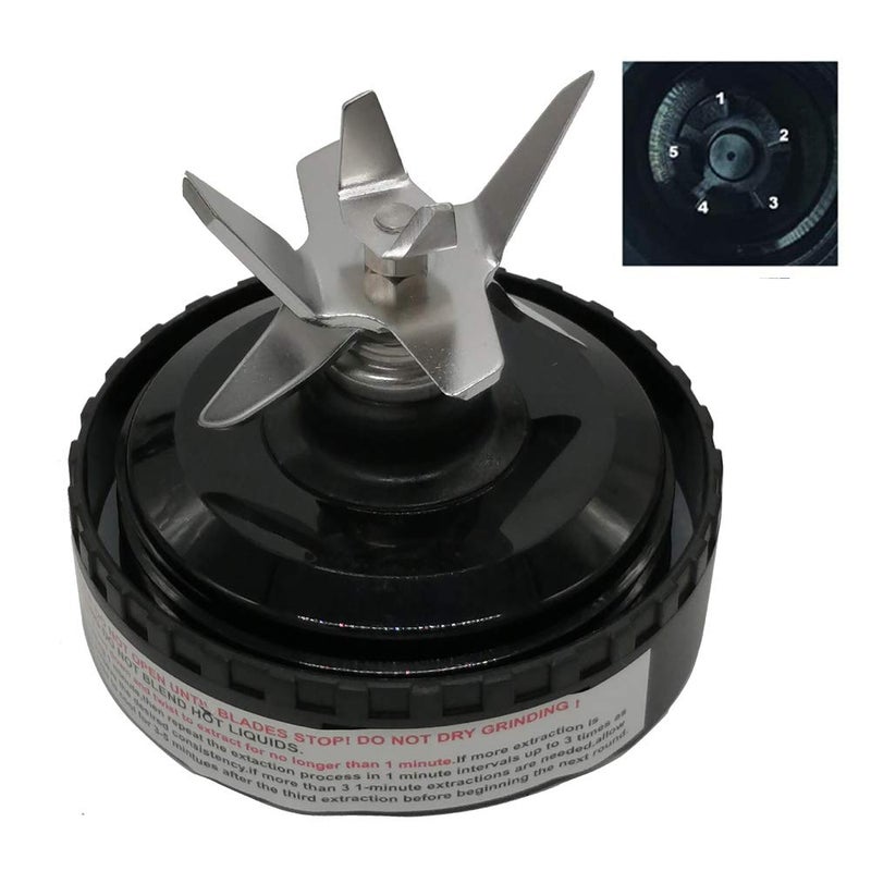 JOYSTAR Replacement Pro Extractor Blades and 16-Ounce (16 oz.) Cup with Sip & Seal Lid Fit for Nutri NINJA FIT 700 Watt Blender QB3000 / QB3001SS 30/QB3003REF/QB3004/QB3005/(3, 16oz cup with lid +blade) - Image 2